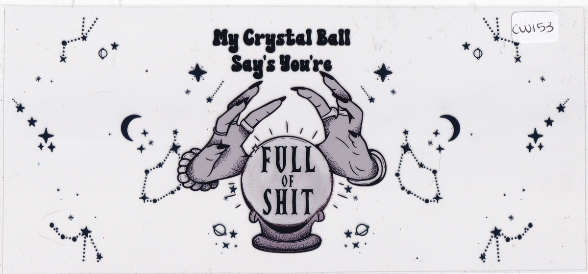 CW153 Astrology Crystal Ball UVDTF Wrap