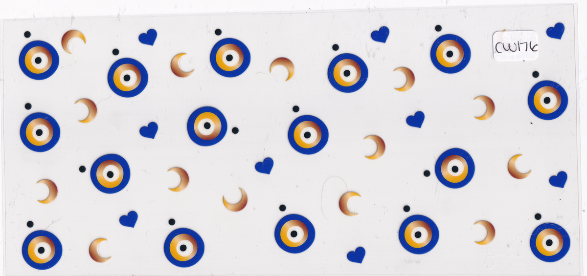 CW176 Evil Eye UVDTF Wrap