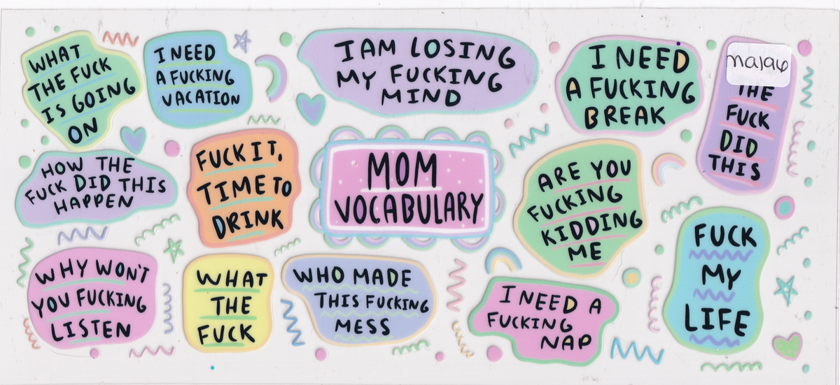 MA196 Mom Mama UVDTF Wrap