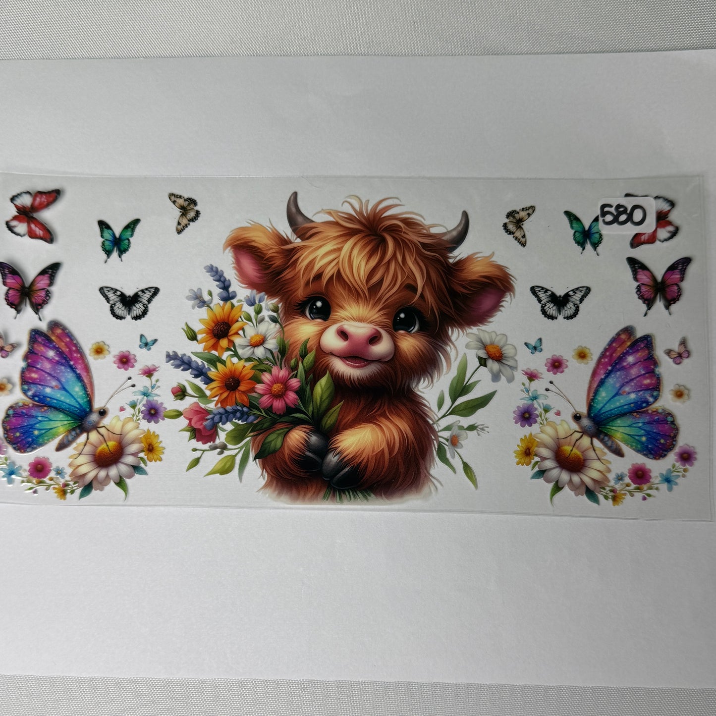 Highland Cow UVDTF Cup Wraps
