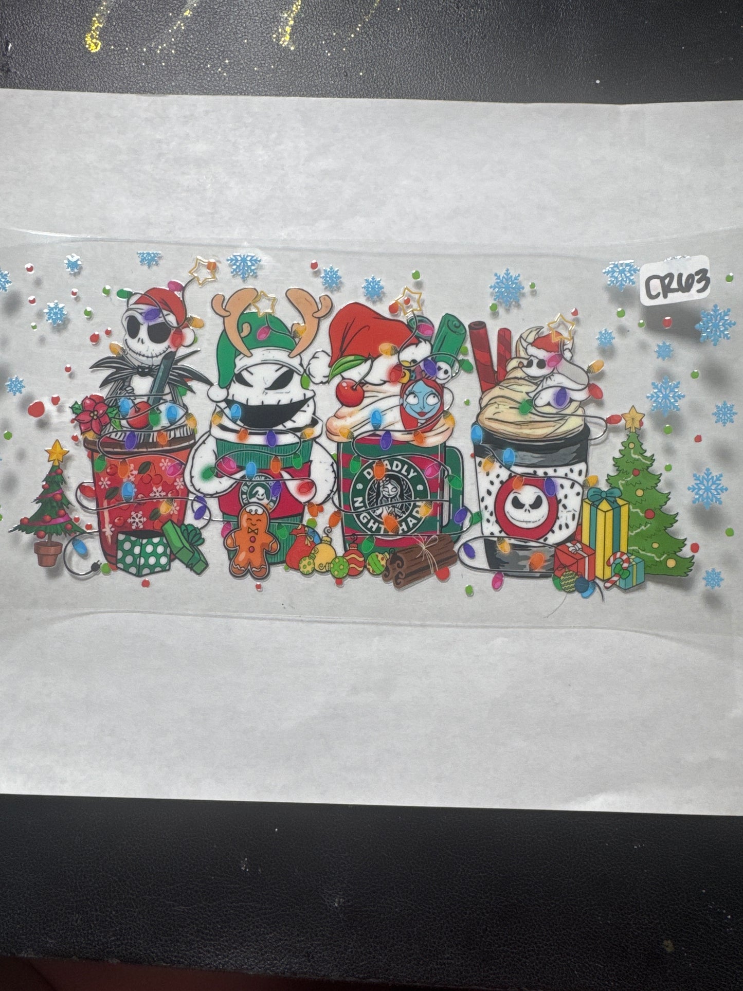 CR63 Christmas nightmare coffee missed wrap