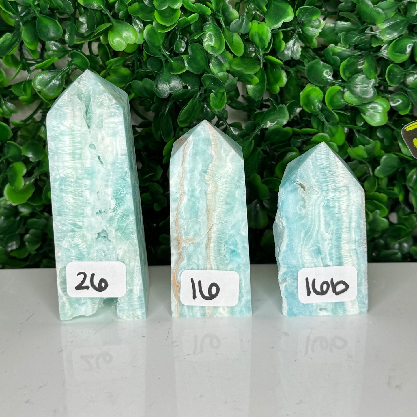 Blue Aragonite Towers