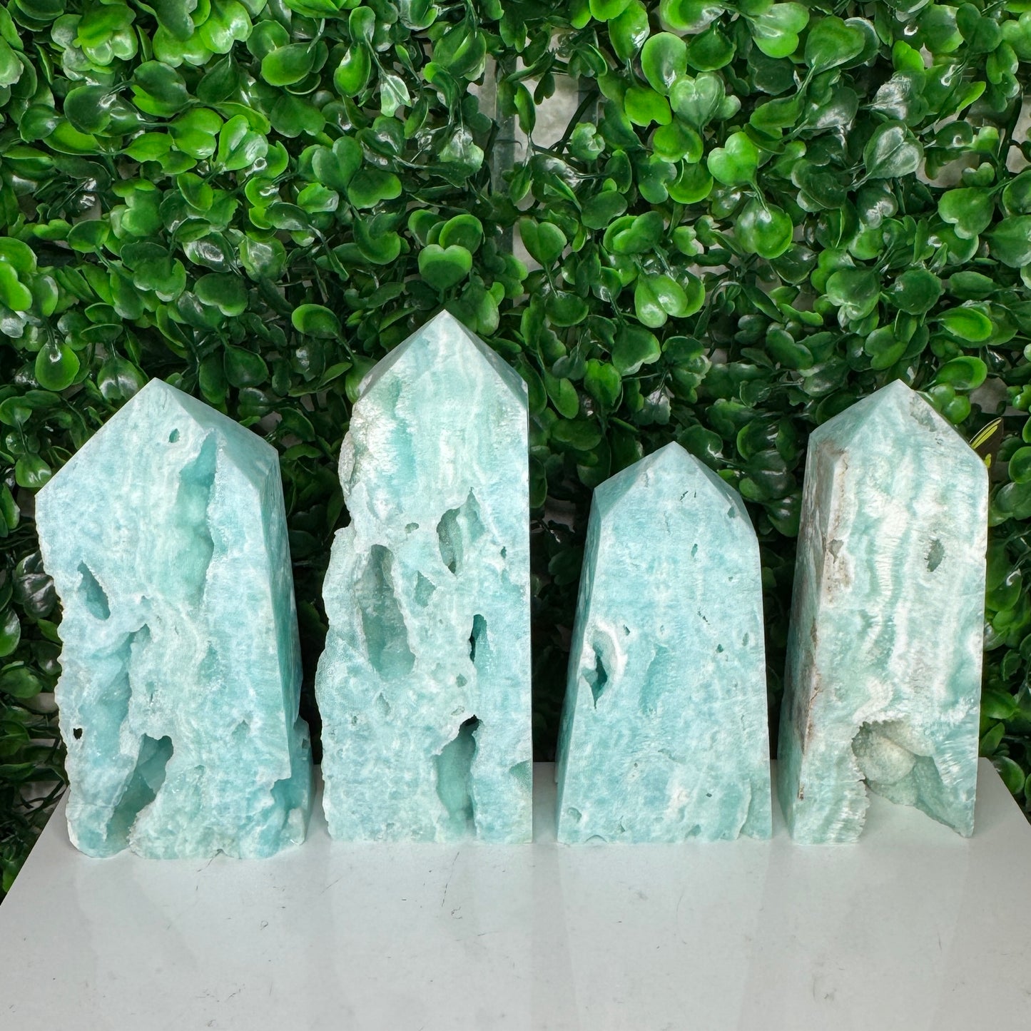 Blue Aragonite Towers