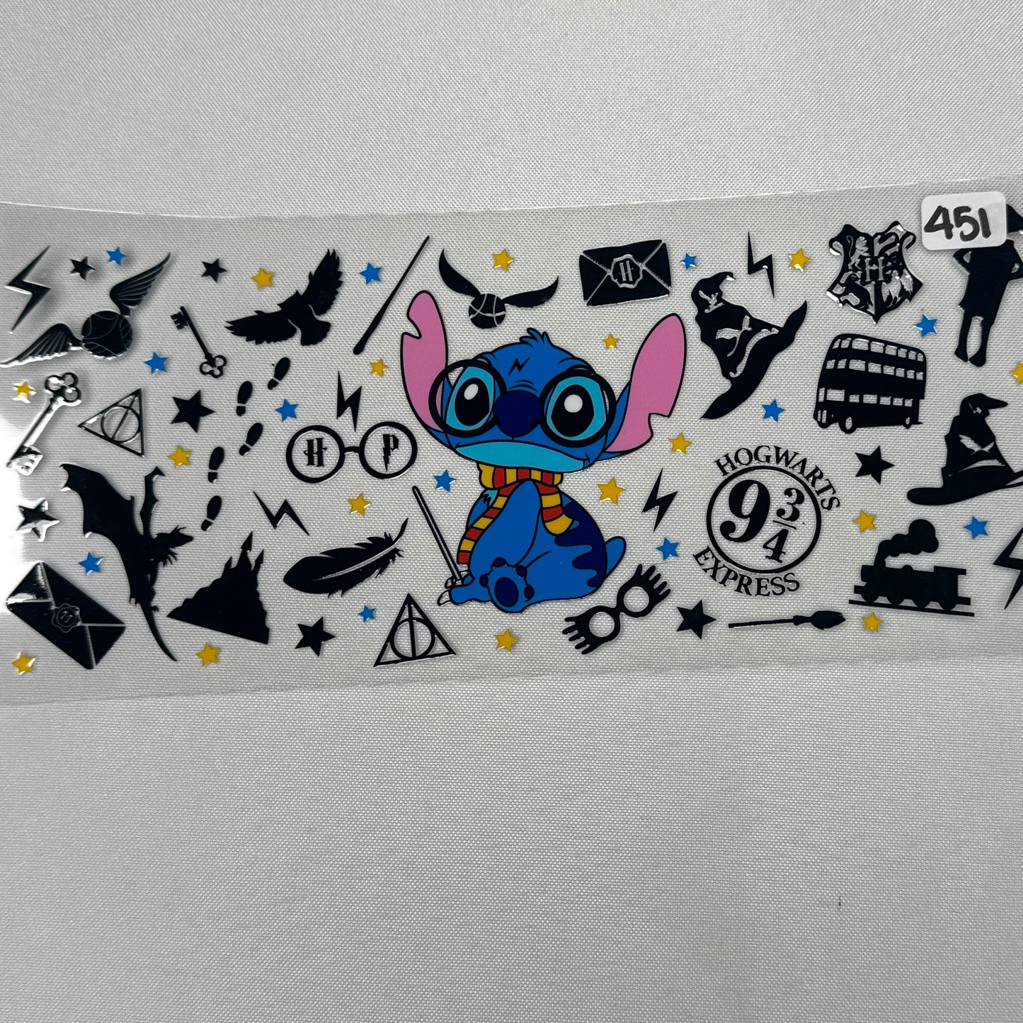 Blue Alien UVDTF Cup Wraps