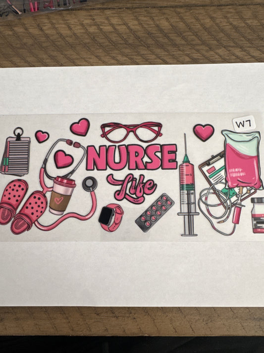 W7 nurse uvdtf wrap