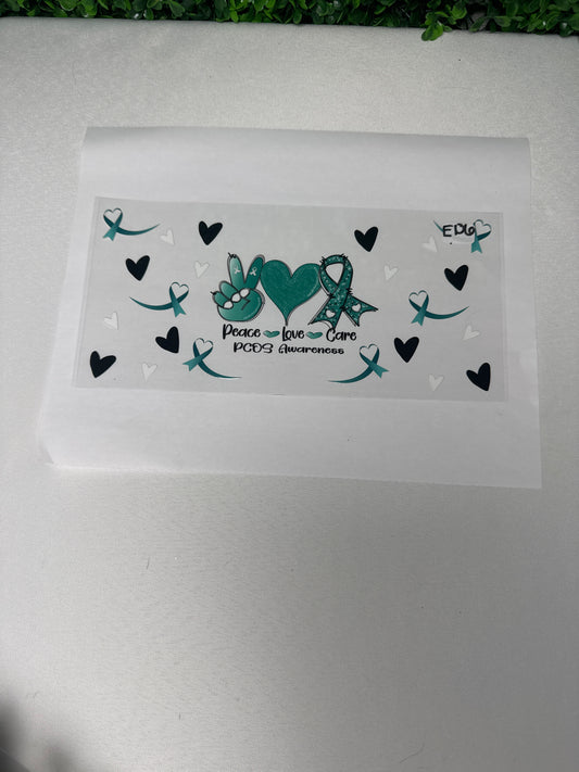 E06 PCOS awareness uvdtf wrap