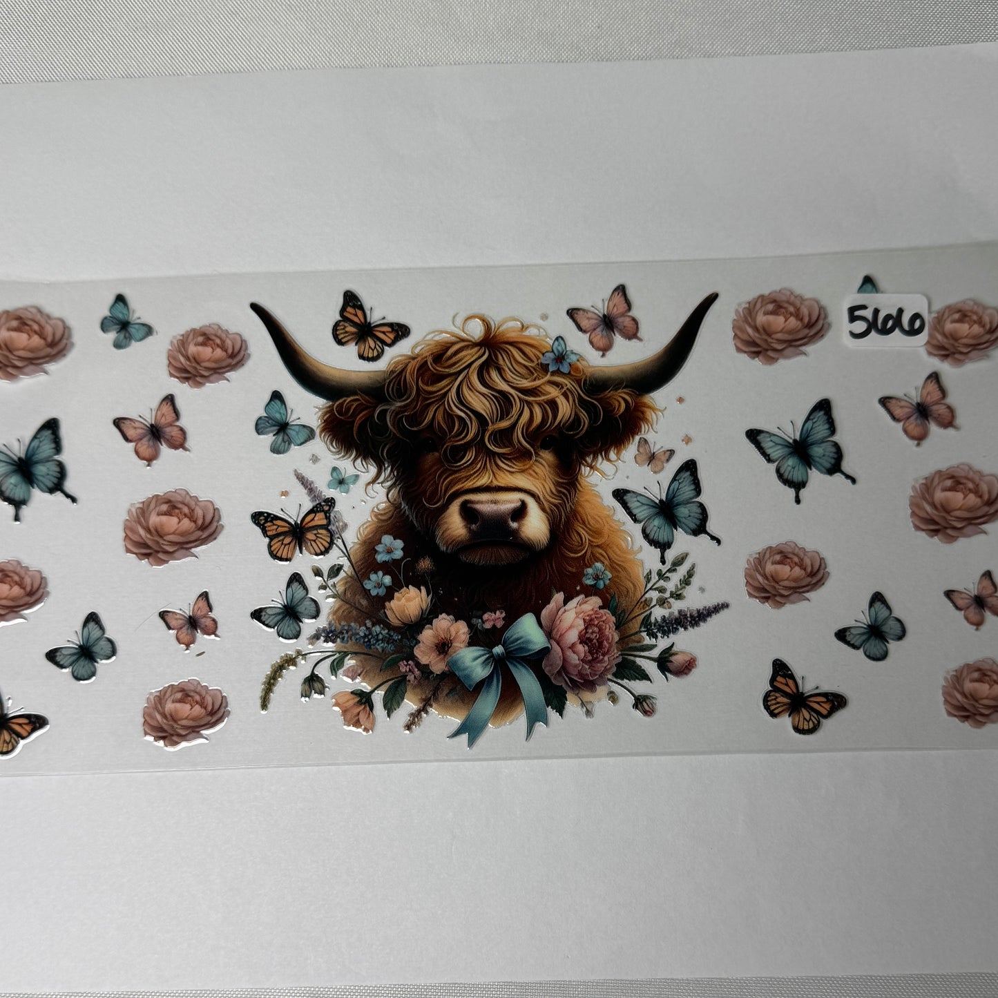 Highland Cow UVDTF Cup Wraps