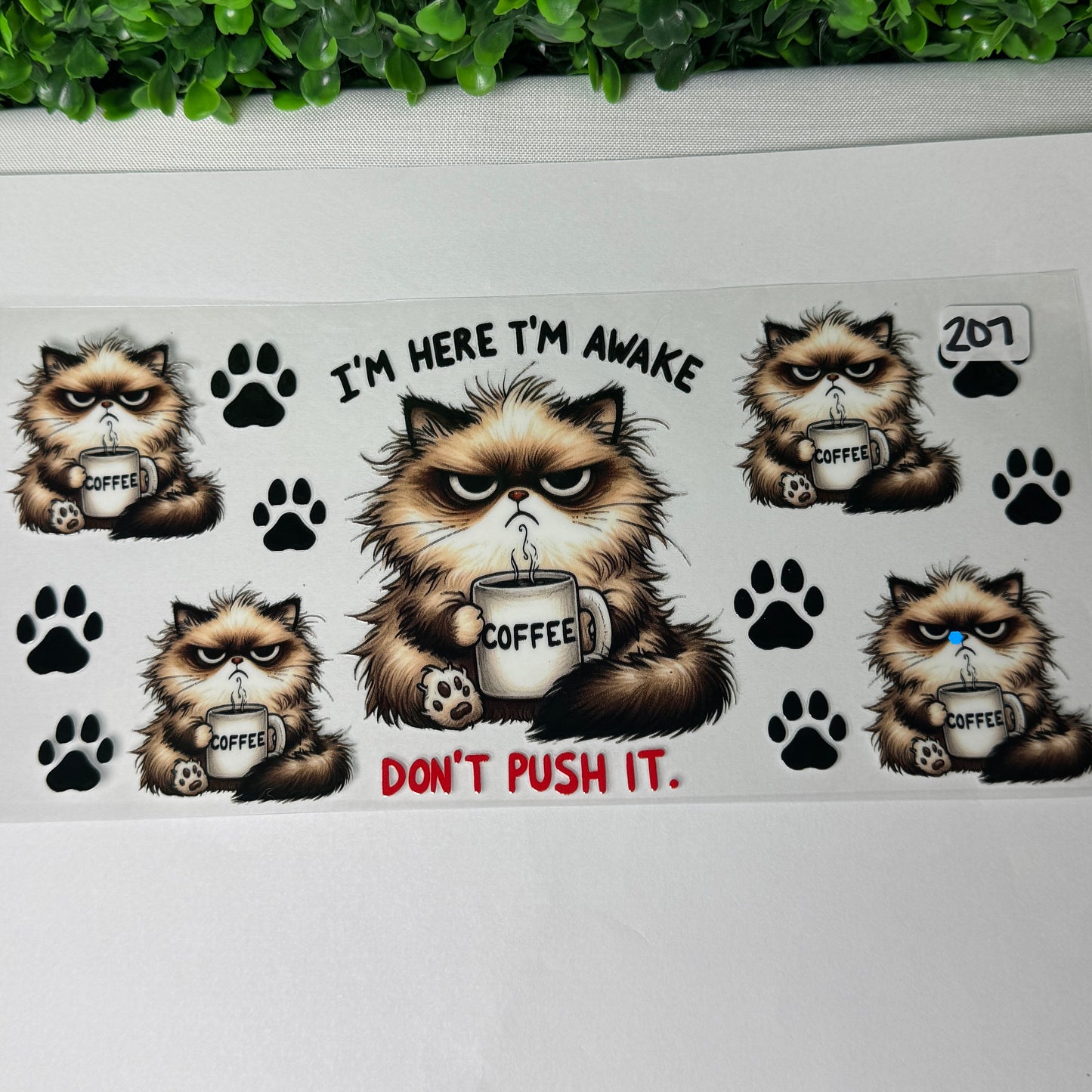 Coffee UVDTF Cup Wraps