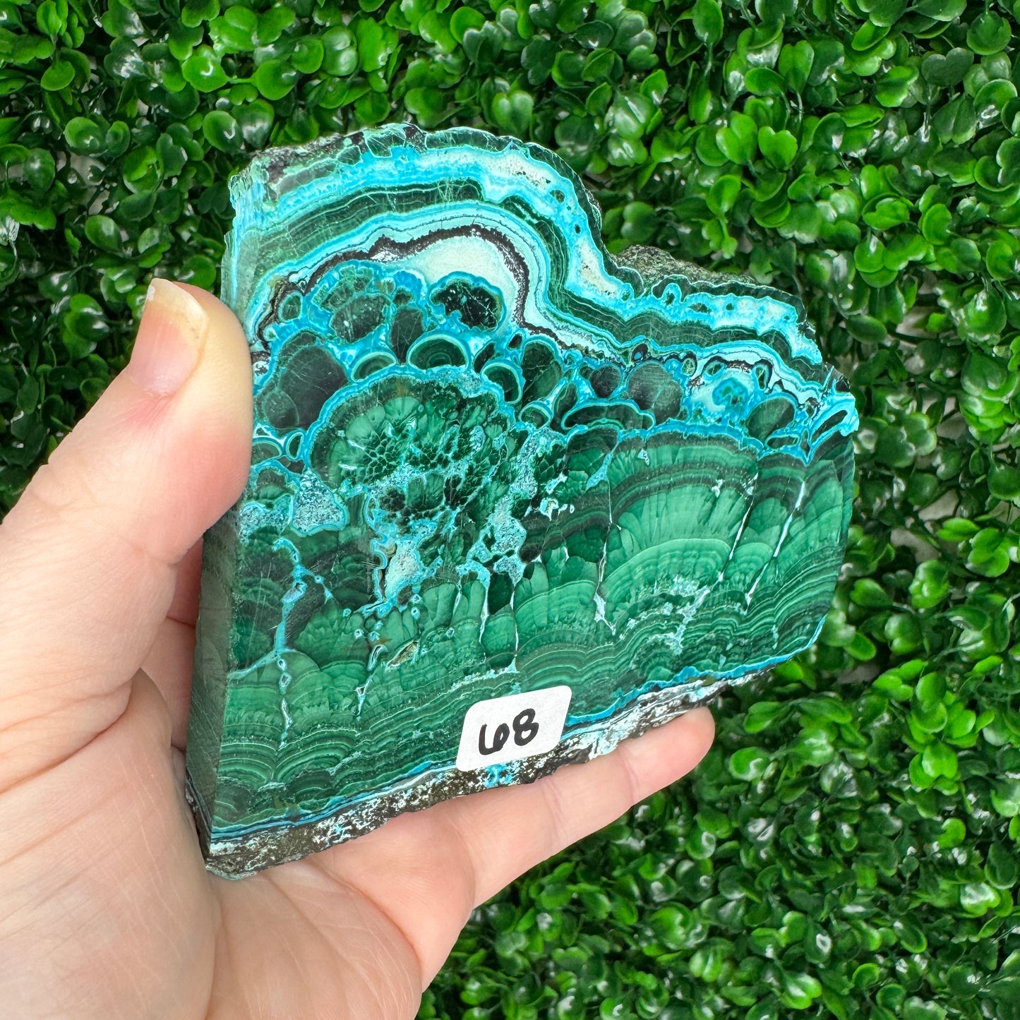 Malachite and Chrysocolla Slabs