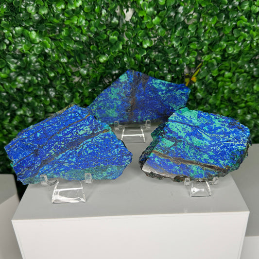 Azurite and Malachite Slabs