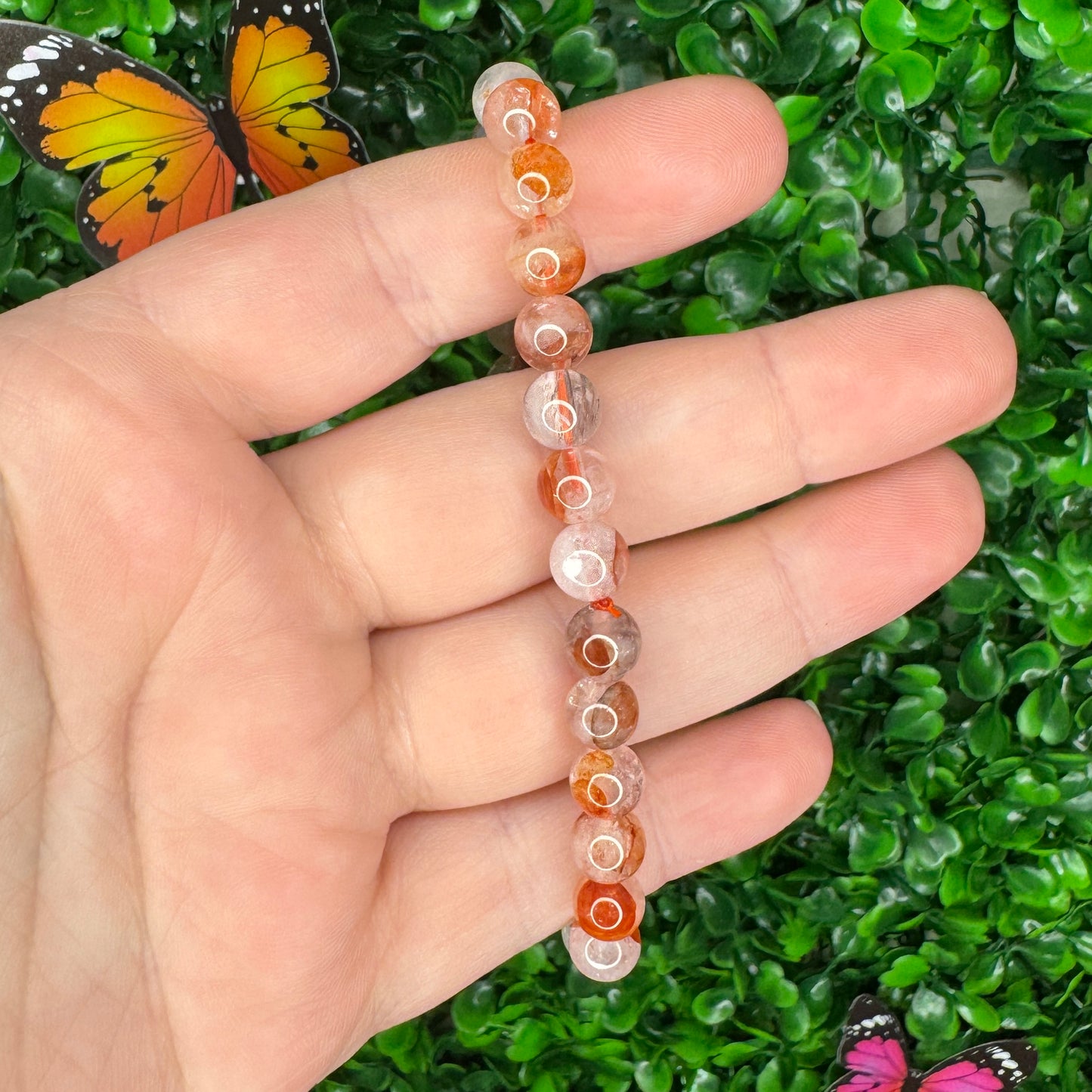 6mm Fire Quartz Bracelet