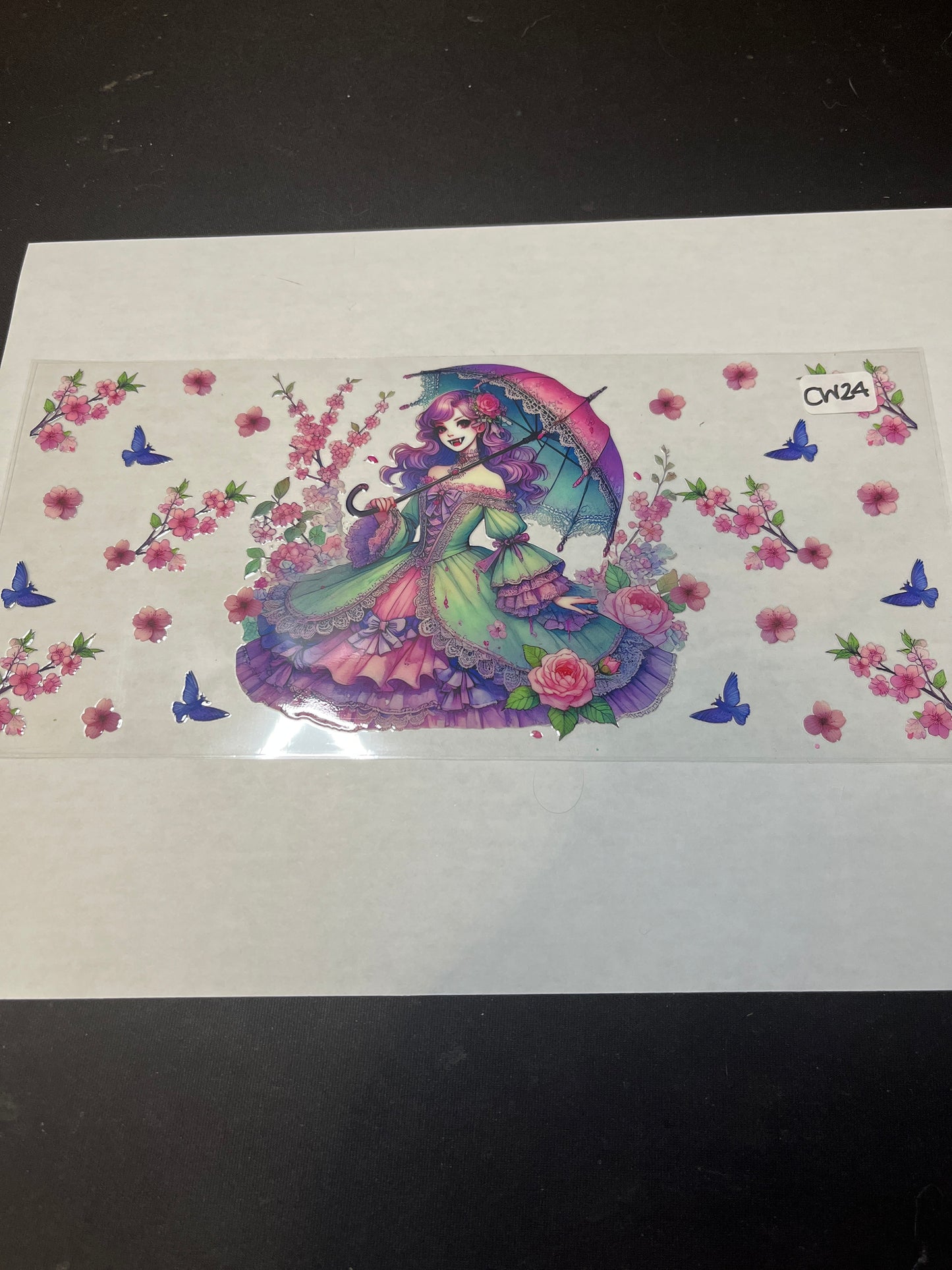 CW24 Vampire Girl UVDTF Wrap
