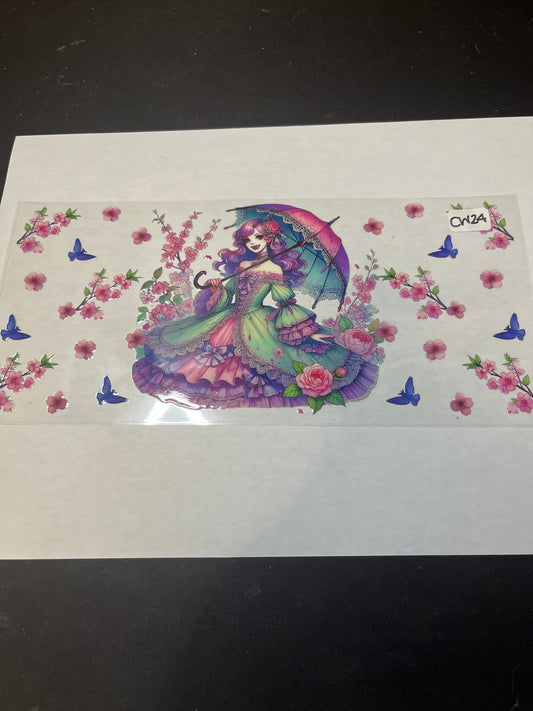 CW24 Vampire Girl UVDTF Wrap
