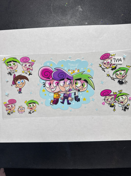 TV14 Odd fairies character tv show uvdtf wrap