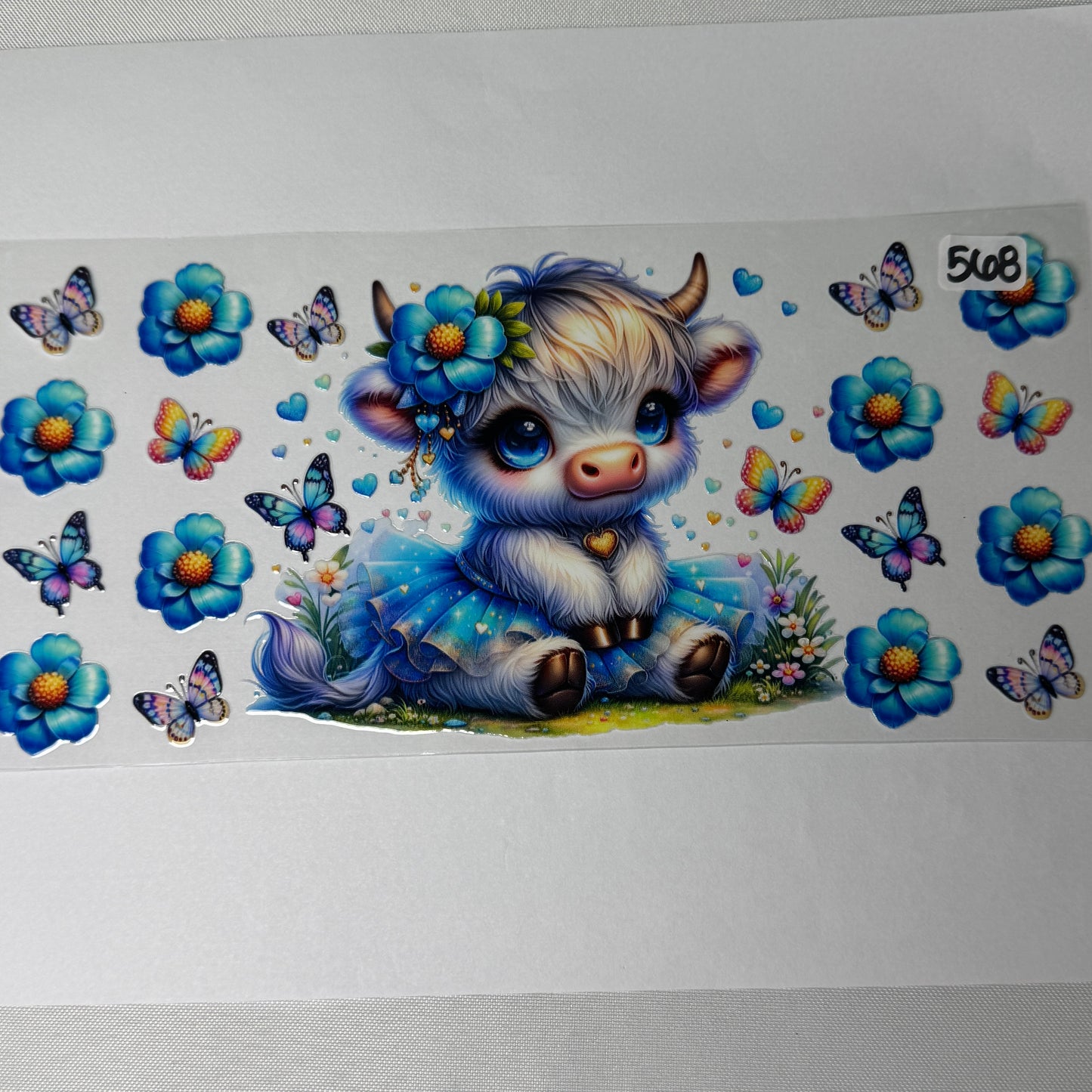 Highland Cow UVDTF Cup Wraps