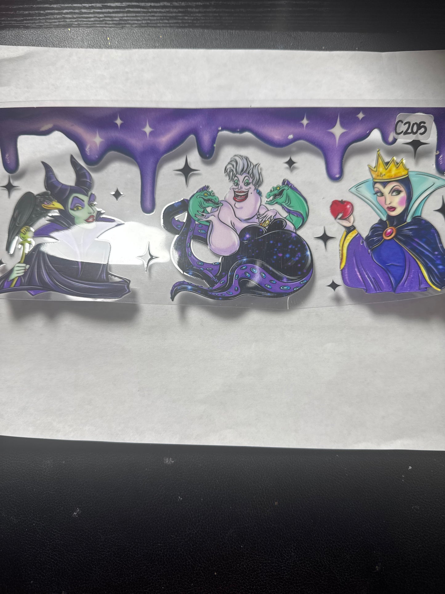 C205 villains uvdtf wrap