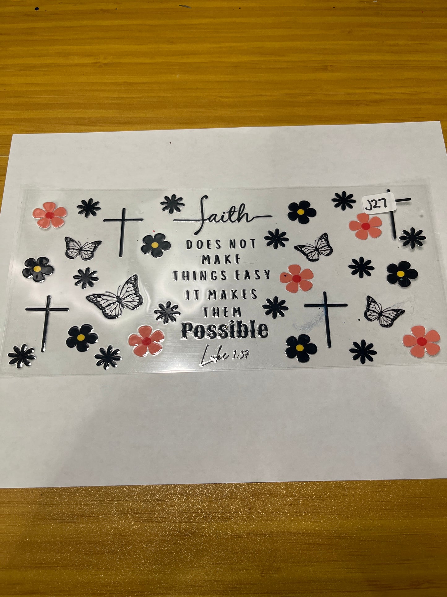 J27 Religious UVDTF Wrap
