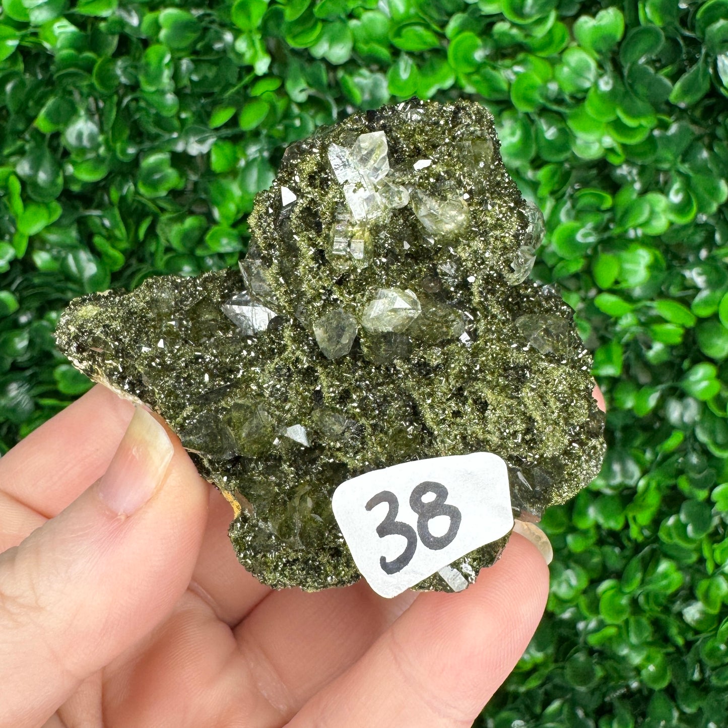 Epidote with Quartz from Turkey