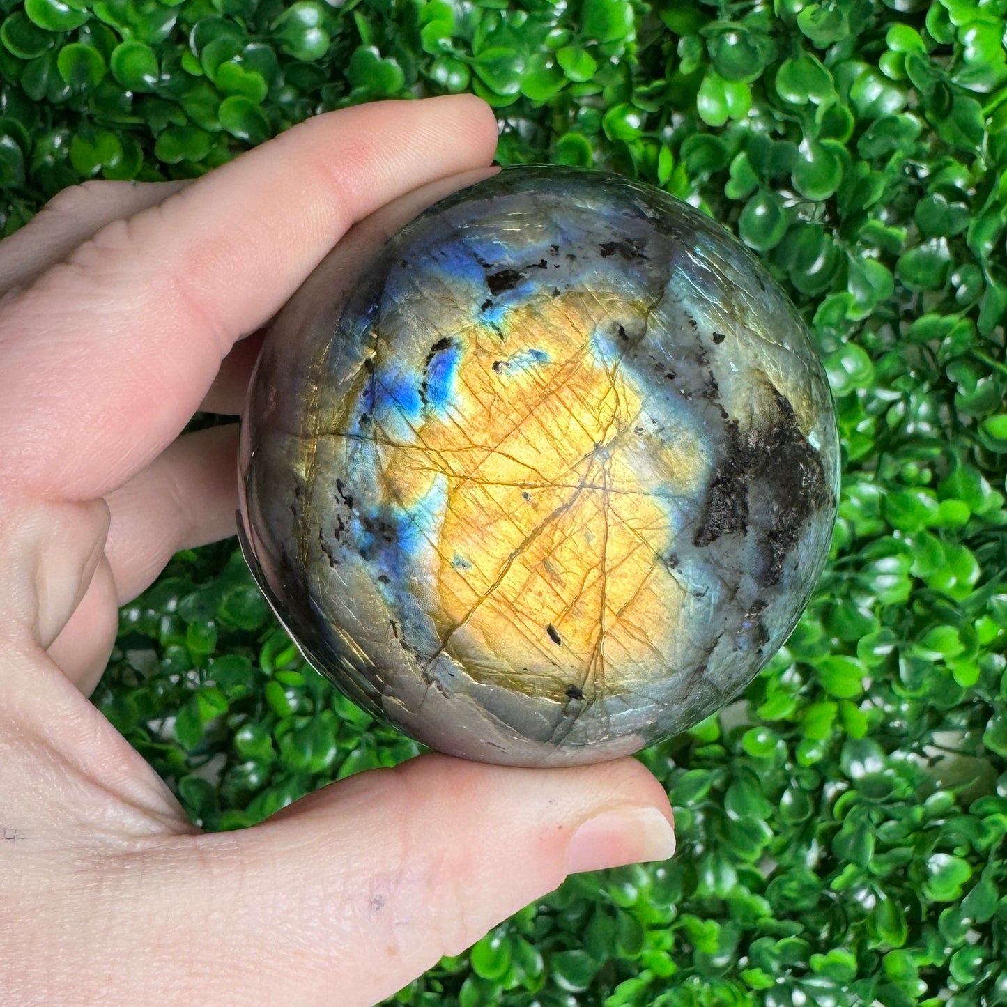 Labradorite sphere