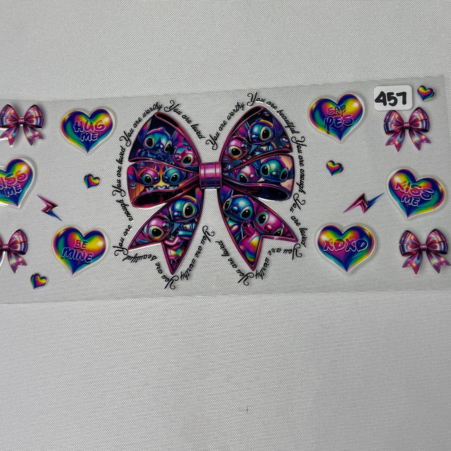 Blue Alien UVDTF Cup Wraps