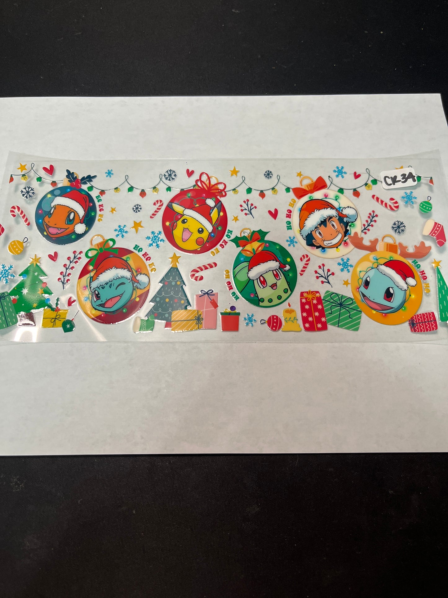 CR34 Christmas Characters UVDTF Wrap