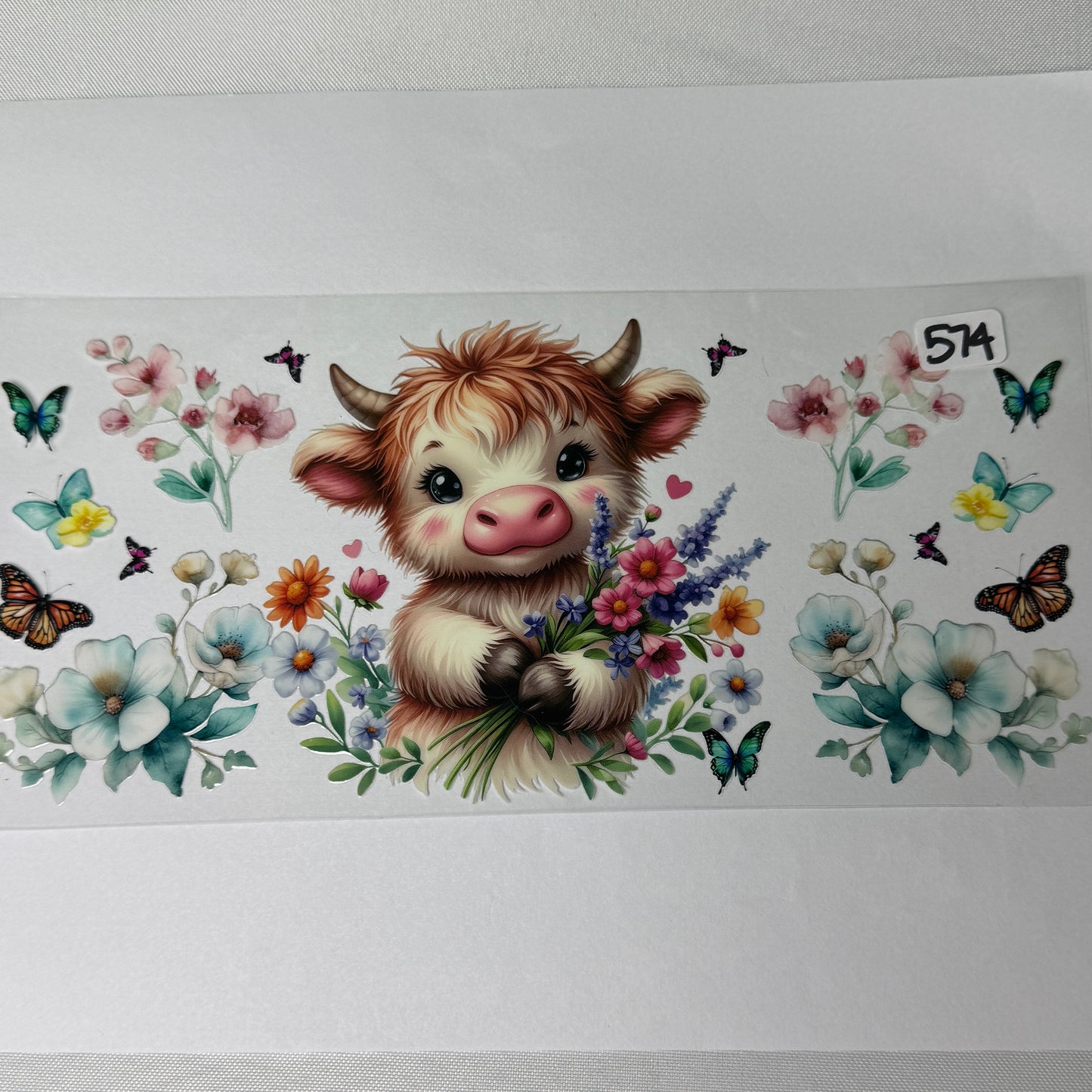 Highland Cow UVDTF Cup Wraps