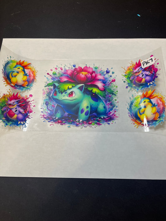 PK7 Popular Character UVDTF Wrap