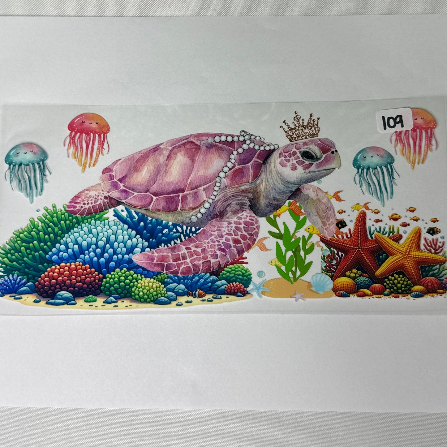 Ocean/Turtle UVDTF Cup Wraps