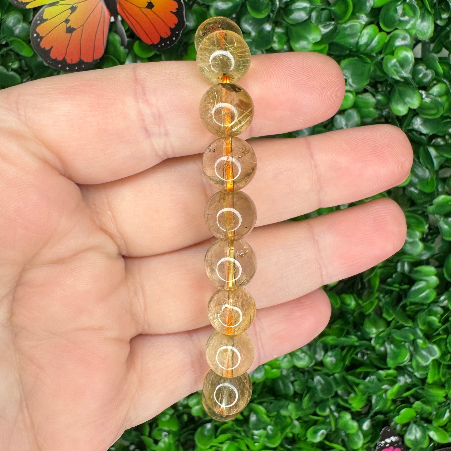 8mm Golden Rutile Bracelet