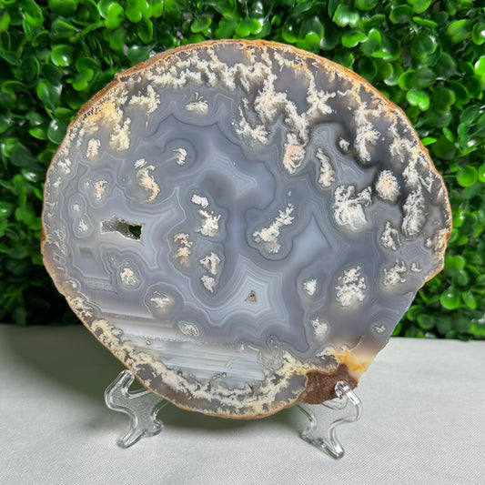 Druzy Moss Agate Slab