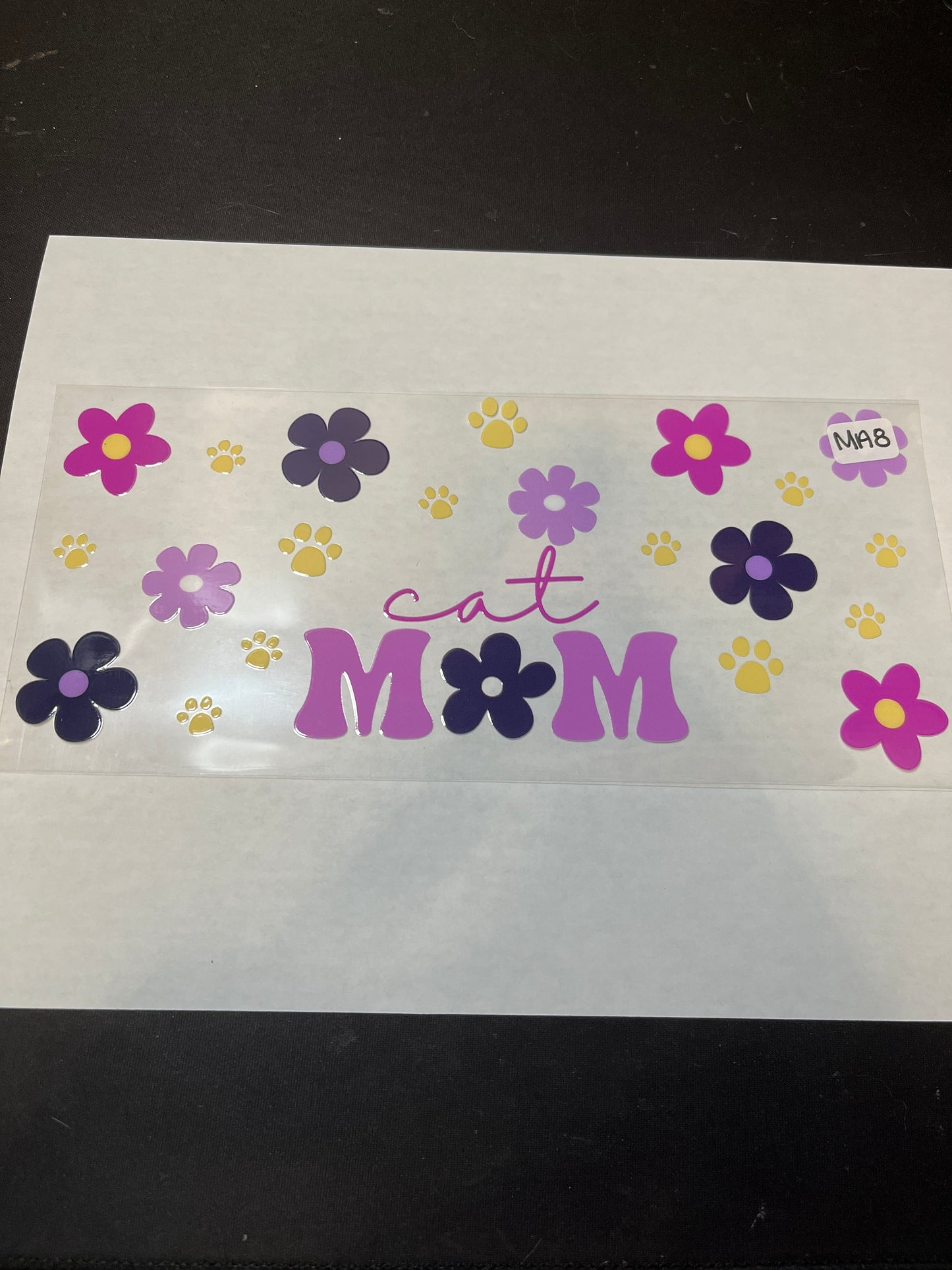 MA8 Cat Mom UVDTF Wrap