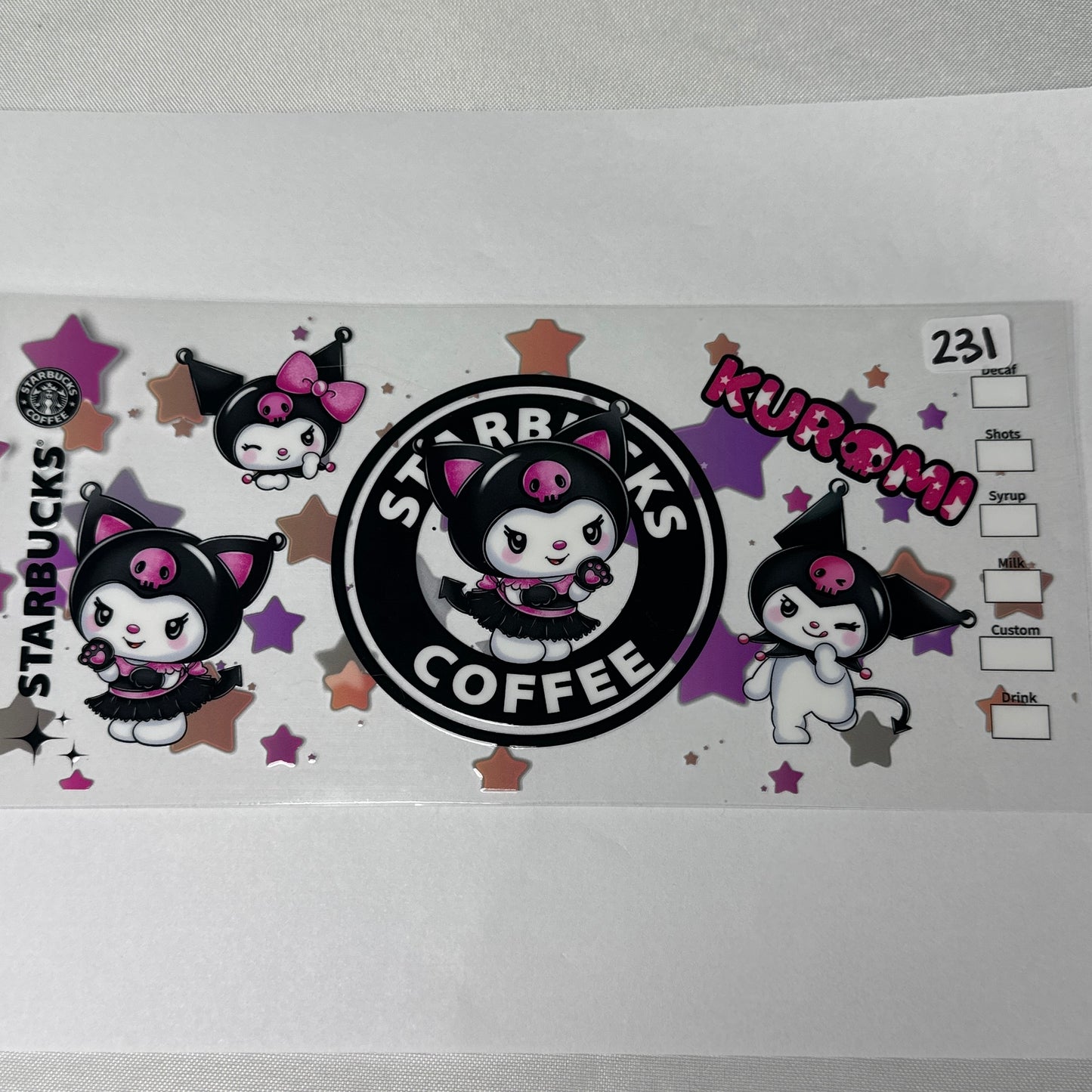 HK UVDTF Cup Wraps