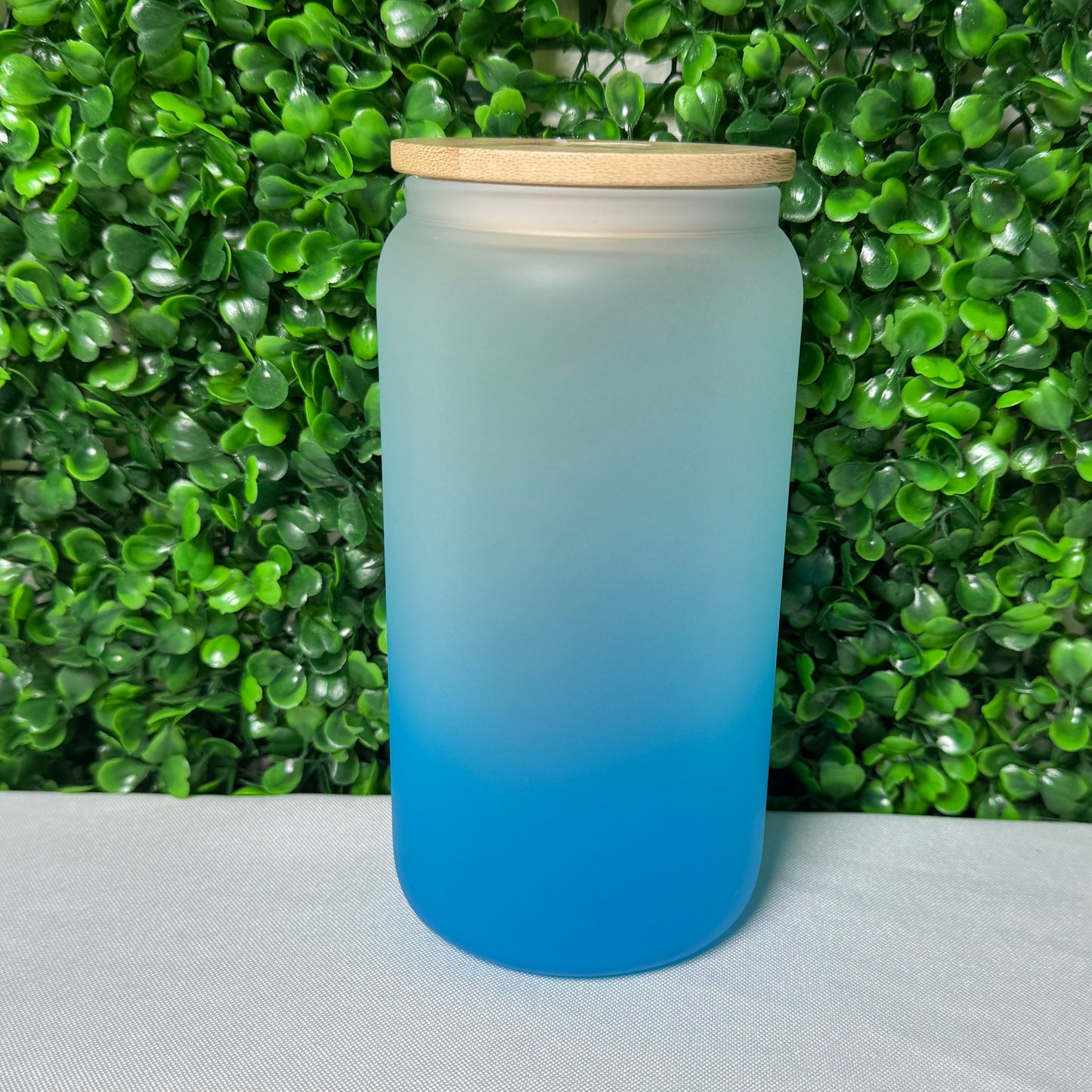 16oz Colored Frosted Glass Cups