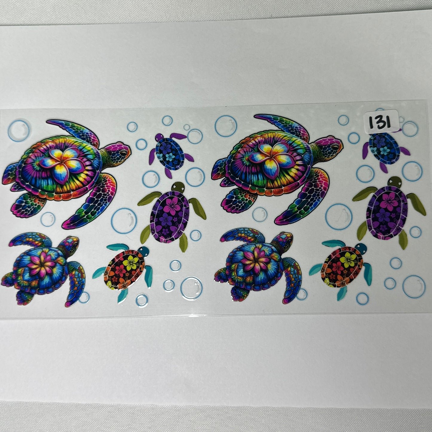 Ocean/Turtle UVDTF Cup Wraps