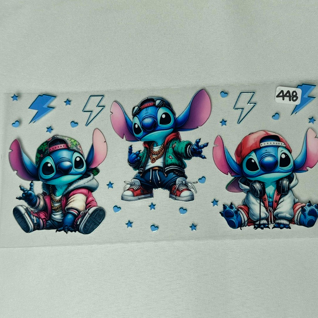 Blue Alien UVDTF Cup Wraps