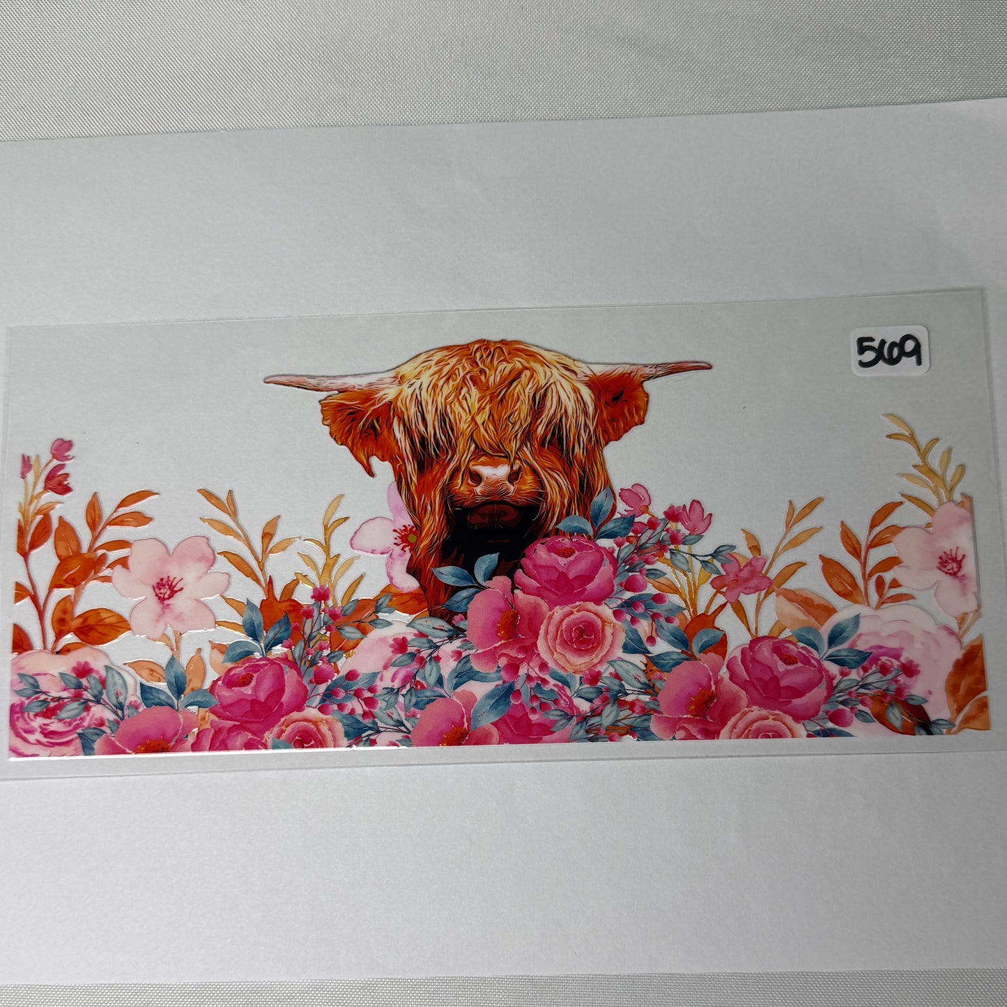 Highland Cow UVDTF Cup Wraps