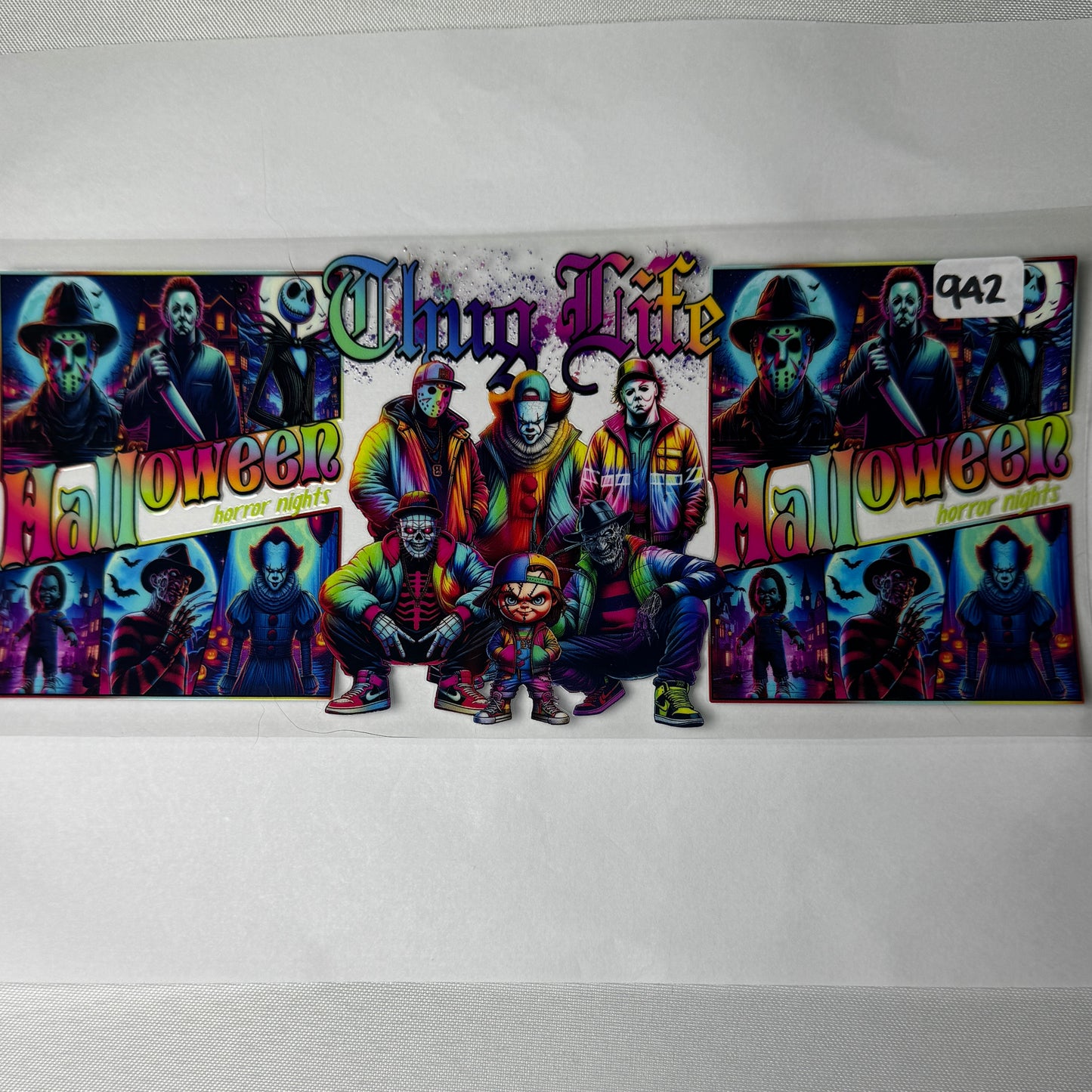 Spooky Characters UVDTF Cup Wraps