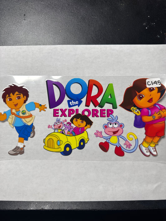 C145 explorer character uvdtf wrap