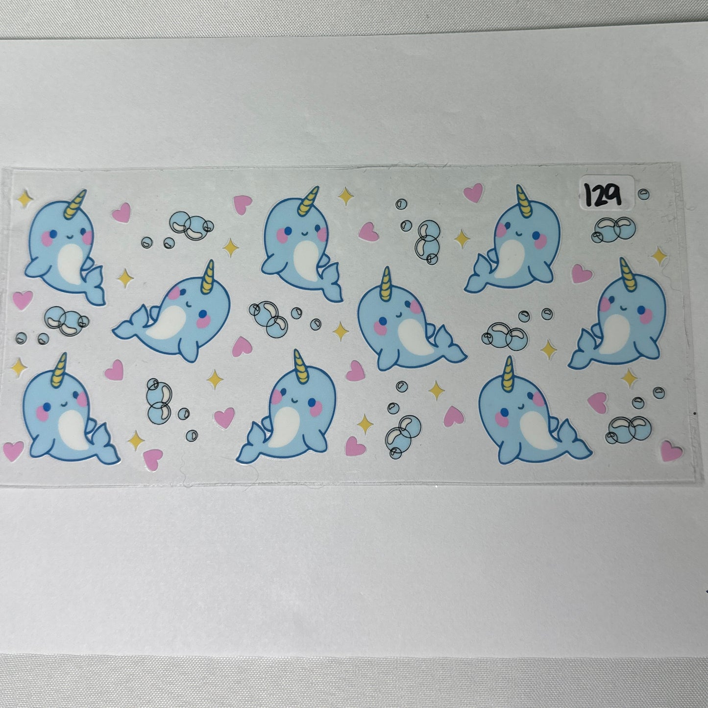 Ocean/Turtle UVDTF Cup Wraps