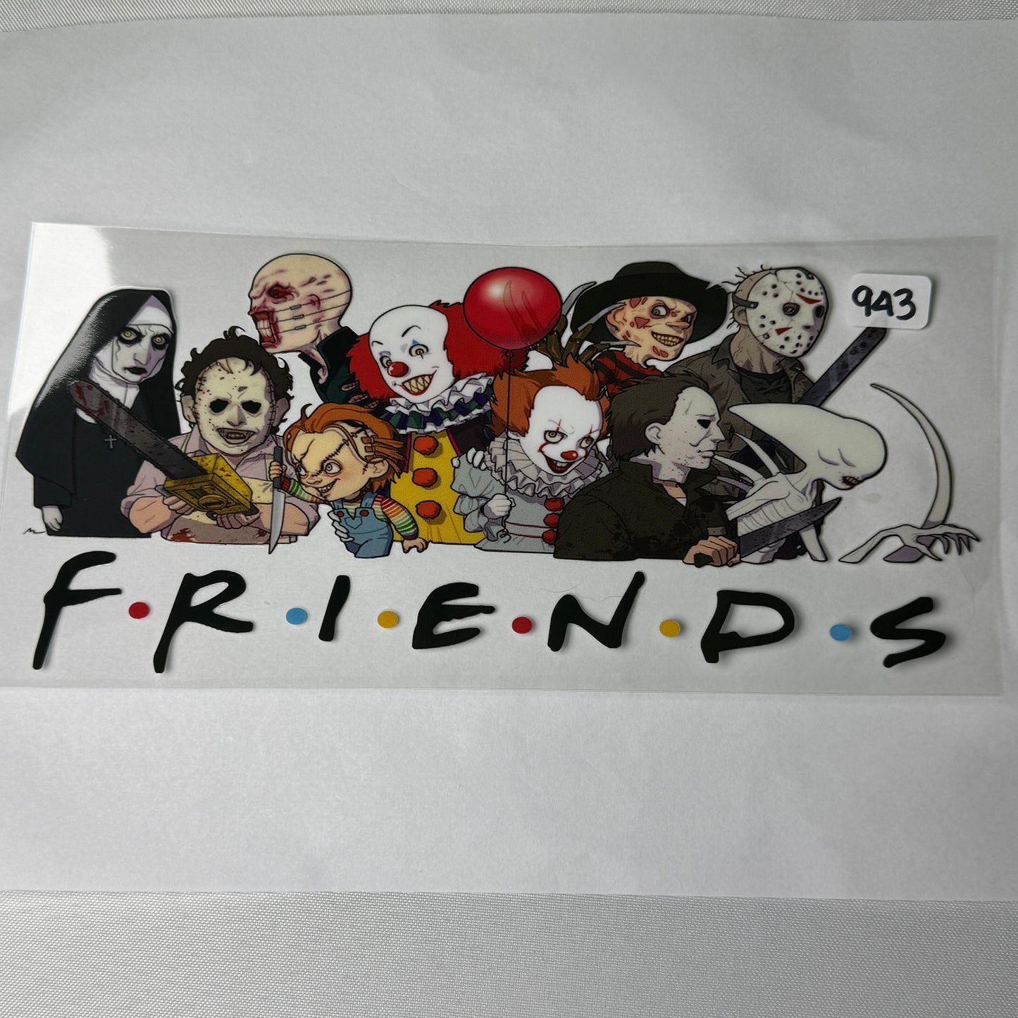 Spooky Characters UVDTF Cup Wraps