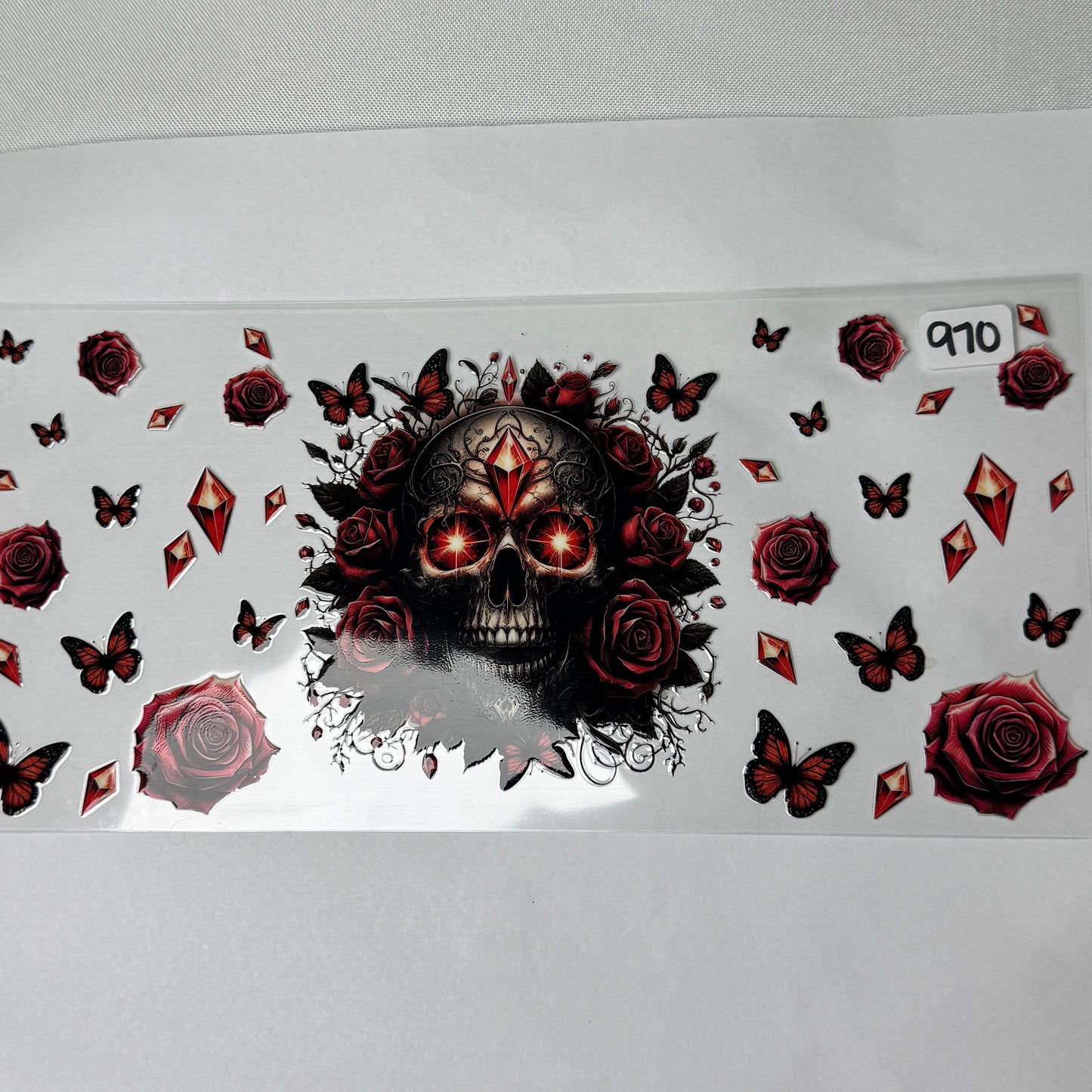 Skulls and Pumpkins UVDTF Cup Wraps