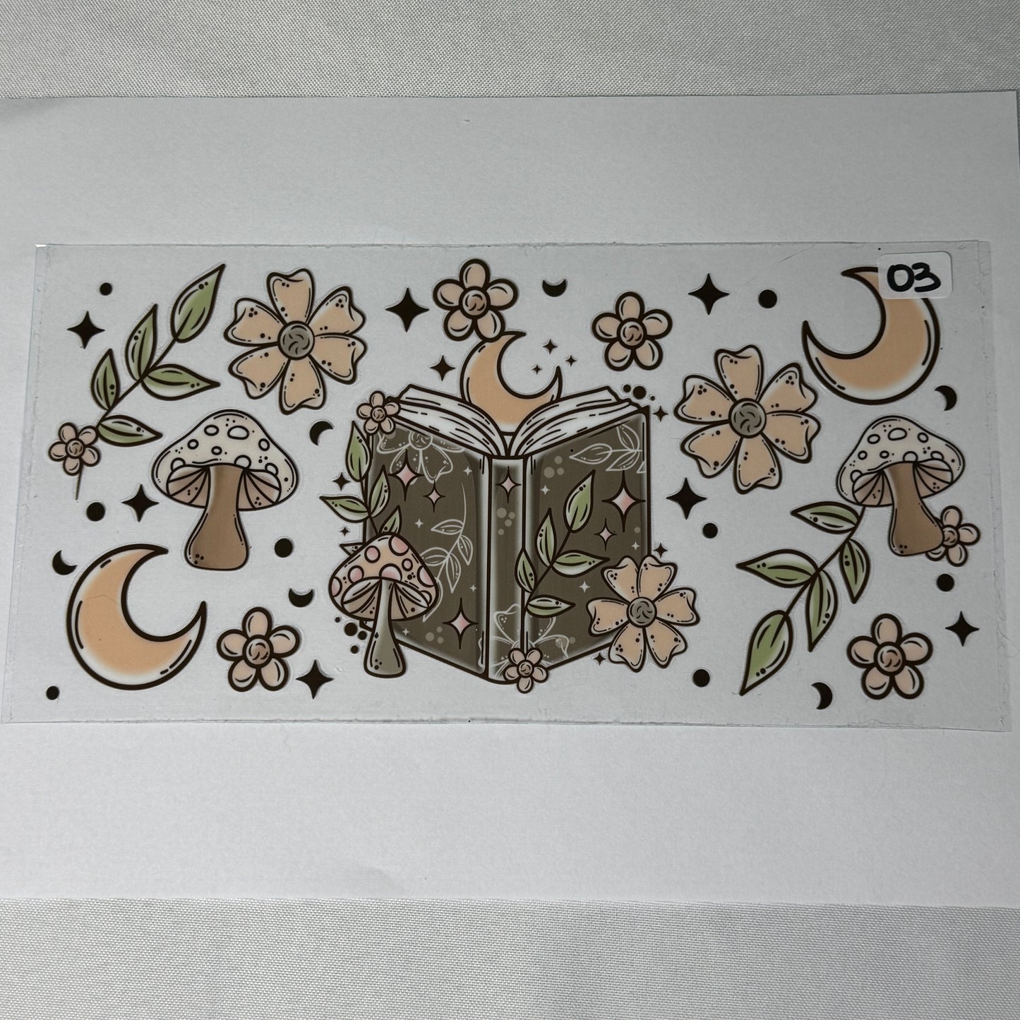 Books/Reading UVDTF Cup Wraps