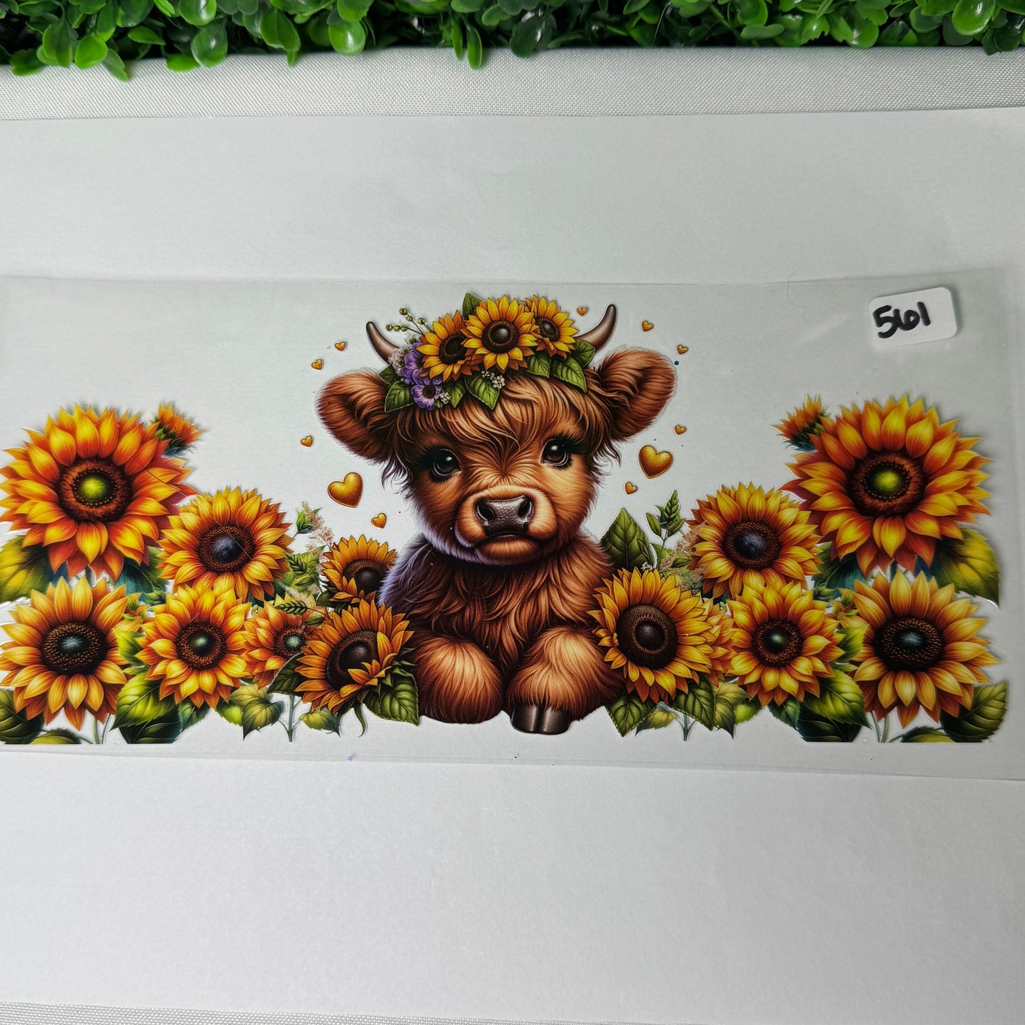 Highland Cow UVDTF Cup Wraps