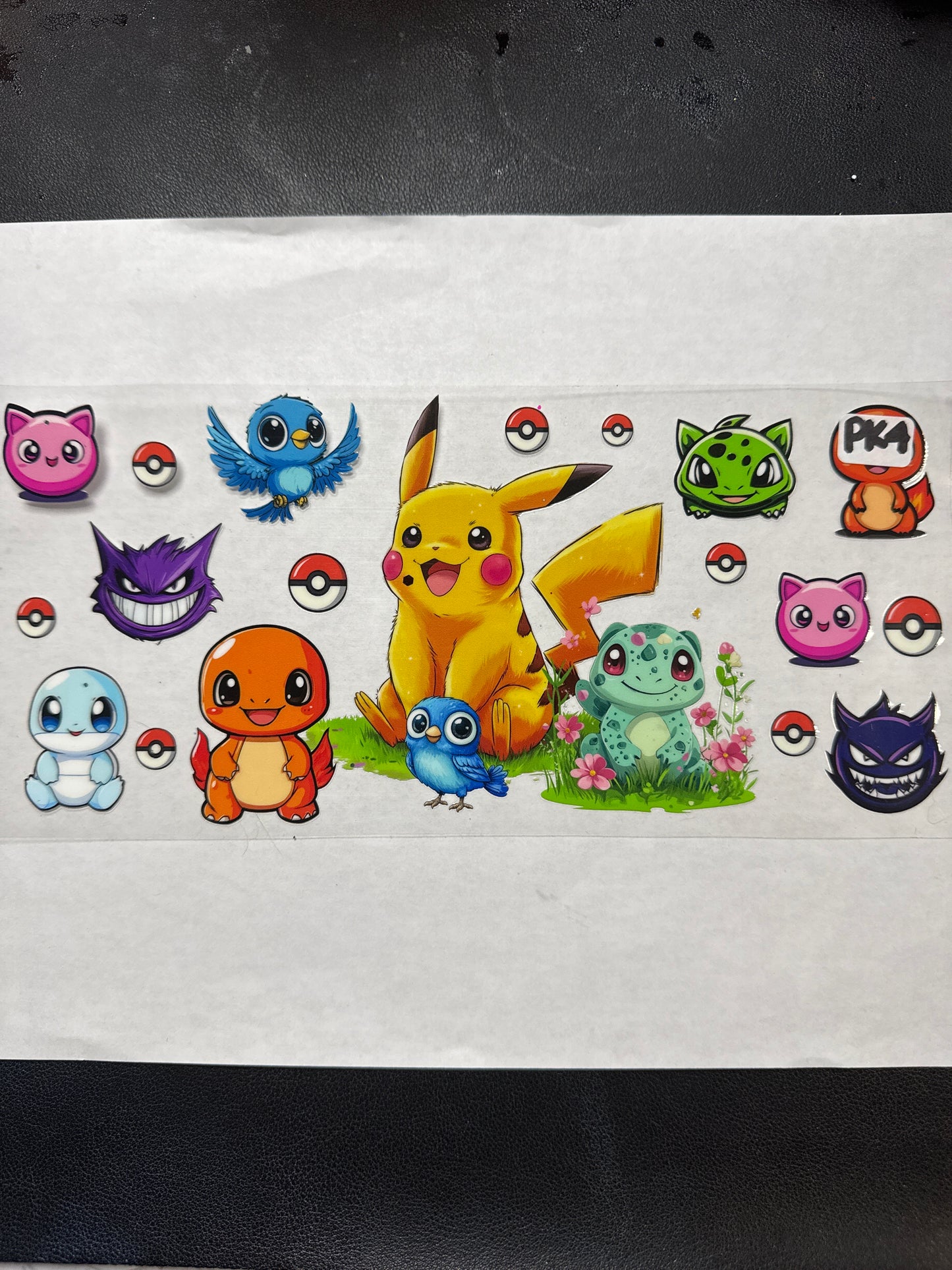 Pk4 mixed characters uvdtf wraps