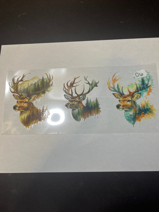 O6 Deer UVDTF Wrap