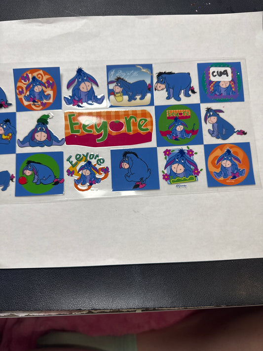 P23 Sad donkey uvdtf wrap