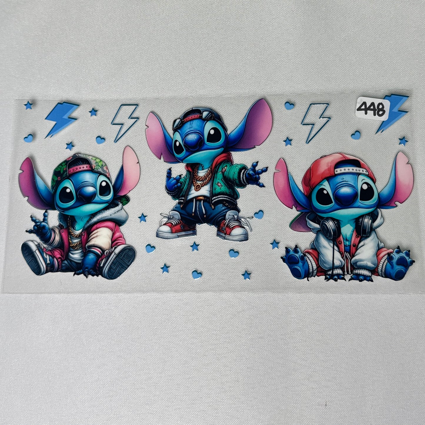 Blue Alien UVDTF Cup Wraps