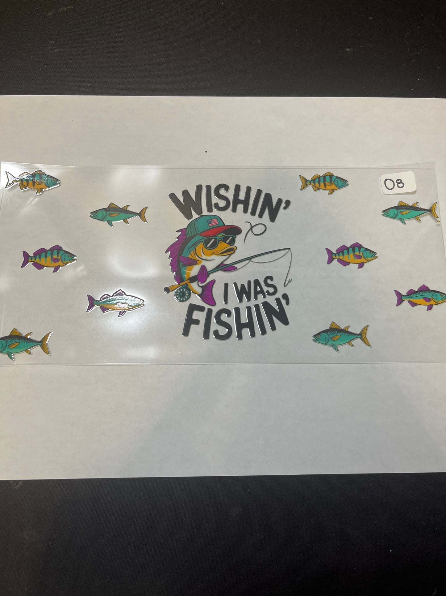 O8 Fishing UVDTF Wrap