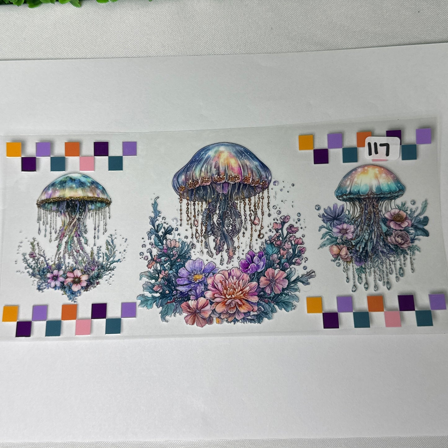 Ocean/Turtle UVDTF Cup Wraps