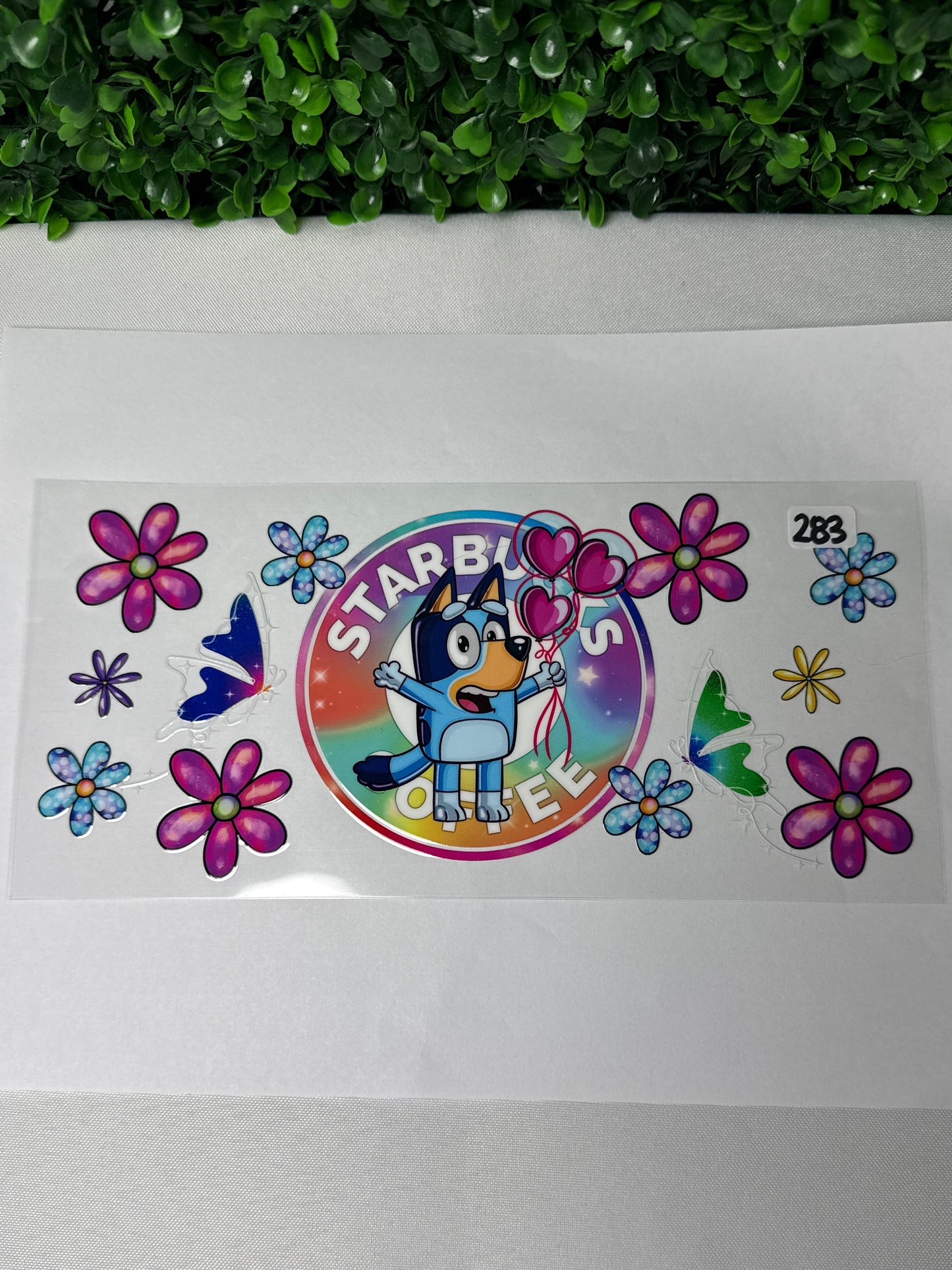 Blue Dog UVDTF Cup Wraps